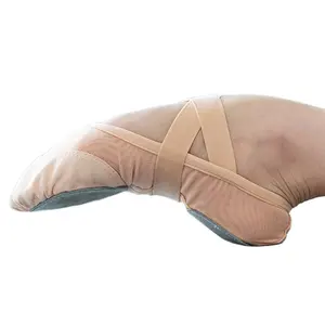 Scarpette da Balletto da Donna in Tela Completamente Elasticizzata Scarpe da Punta Stretch da Danza Ballerine in Rete Mezze Punte Morbide da Balletto - Product Image 1