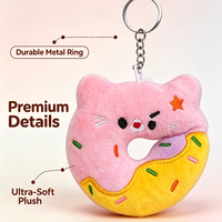 Gantungan Tas Mini Boneka Lucu, Aksesoris Tas Kawaii untuk Tas Tangan, Dompet, Ransel, Kunci Mobil, Hadiah
