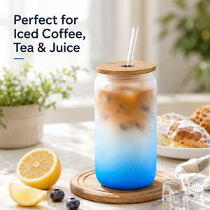 Regalo para Compañera de Trabajo, Taza de Café de Vidrio de 16 oz, Reutilizable, Apta para Lavavajillas, Divertida, para <span class=keywords><strong>Despedida</strong></span> de Amiga de Trabajo, Regalo de <span class=keywords><strong>Despedida</strong></span> para Mujer - Product Image 4