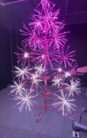 Feux d'artifice de Noël polychromes fluorescents, lumières contrôlées par DMX512, IP65, éclairage décoratif de scène pour discothèque et festival