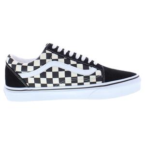 Chaussures de skate unisexes Old Skool à lacets, respirantes, motif damier blanc et noir, design classique à tige basse - Product Image 2