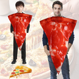 Disfraz de Pizza Manyusha para Adultos y Niños, Chaleco Unisex, Accesorios para Juego de Roles de Comida para Halloween, Disfraz para Fiesta - Product Image 1