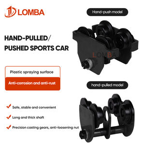 20Ton Zwaar Gelegeerd Staal Handgetrokken Sportwagen <span class=keywords><strong>Trolley</strong></span> Voor Kettingtakel Vierwielige Oem Aanpasbaar - Product Image 5