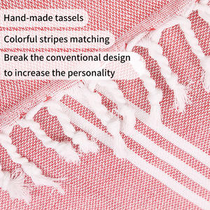 Peignoir Poncho de Plage à Capuche Turc pour le Surf, en Coton Éponge, à Rayures, pour se Changer, Sportif, Vente en Gros et en Vrac, pour Bébés, Repas, Noël - Product Image 6