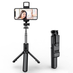<span class=keywords><strong>Trépied</strong></span> portable S03 durable et de haute qualité avec lumière LED intégrée et télécommande sans fil pour iPhone Samsung Android OEM - Product Image 1