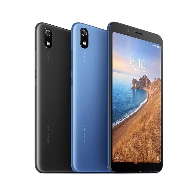 Wholesale Original Used Mobile Phone for Xiaomi Redmi 7A 32GB Dual SIM High Unlocked Cell Phone 13MP Camera Cheap Celluares