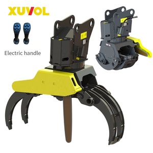 XUVOL ChainSaw Rotating Log Grapple Cut 70CM 60CM 50CM Tree Service Cutter Forest Machinery Hydraulic Excavator Grapple <b>Saw</b> - Product Image 2
