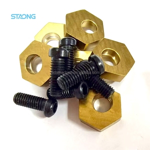 6 pièces de colliers de serrage excentriques hexagonaux M4 M5 M6 <span class=keywords><strong>M8</strong></span> M10, fixation de type étau OK, en acier inoxydable, pour serrage d'ancrage de précision avec écrou - Product Image 1