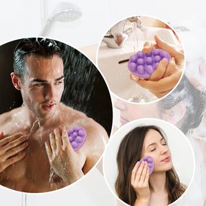 4 Cavity Oval Shaped Massage Silicone Body <b>Soap</b> <b>Mold</b> LFGB Food Grade Non Stick BPA Free Handmade <b>Soap</b> Mould - Product Image 2