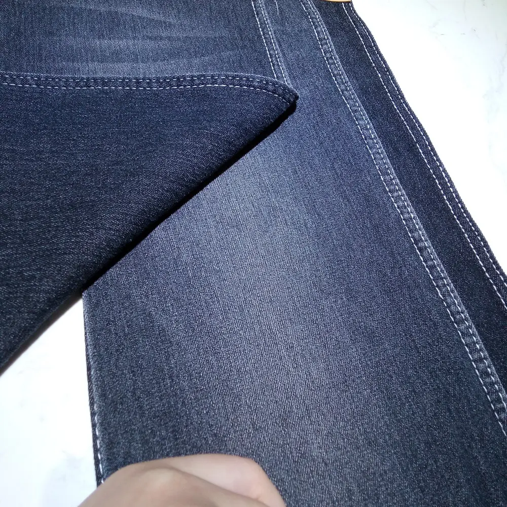 Cheap price Cotton poly elastic black jean denim for sale