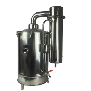 220V 380V utilisation en laboratoire recherche scientifique machine de contrôle automatique distillateur d'eau en acier inoxydable