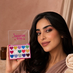 Palette de fards à paupières 15 couleurs, mat et scintillant, en forme de cœur, 18g, poudre de fard à paupières, étui compact fin, palettes de maquillage pour femmes - Product Image 5