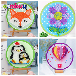Toiles éducatives pour l'artisanat DIY, kits d'<span class=keywords><strong>art</strong></span> en ficelle 3D pour enfants - Product Image 3
