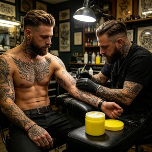 Crema para Tatuajes Innovadora de Larga Duración 2026, Ingredientes Seguros y Suaves para Estudios de Tatuajes y Salones de Belleza, Envío Rápido Global - Product Image 2
