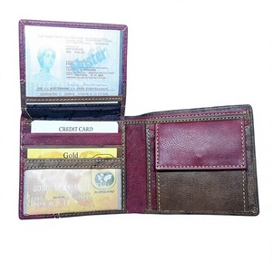 Cartera de Moda para Hombre de Cuero Genuino, Diseño de Estrella, Cierre Abierto, 5 Pulgadas de Largo, Impermeable, Alta Calidad, Gran Venta - Product Image 6