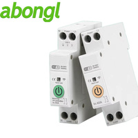 Disjoncteur intelligent WiFi 63A en cuivre 1P avec télécommande sans fil, protection contre les surintensités, capacité de coupure 6kA