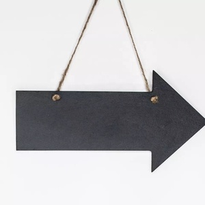 <span class=keywords><strong>Ardoise</strong></span> noire naturelle de style moderne pour accrocher des notes, fabriquée en Chine - Product Image 6