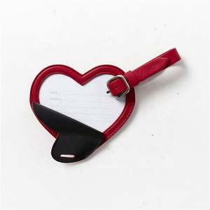 Modèle imprimable <span class=keywords><strong>gratuit</strong></span>, étiquette de bagage en cuir vierge - Product Image 3