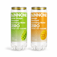 Premium fruit-geïnfuseerd bruiswater zonder suiker en vet, gezonde drank, OEM ODM blikjes bruisdranken