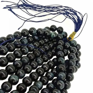 <span class=keywords><strong>Tigre</strong></span> blu con occhio di gatto perline 8mm pietra preziosa rotonda all'ingrosso - Product Image 4