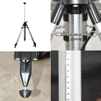 Pôle de prisme en aluminium de trépied de niveau laser de station totale d'ascenseur léger TE30
