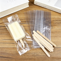 Sacs d'emballage en plastique transparent de qualité alimentaire DTY pour glaces, sucettes glacées et bonbons, vente en gros