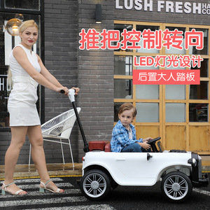 Auto Eléctrico de Cuatro Ruedas para Niños con Control Remoto, para Niños y Niñas de 2 a 4 Años, Material Plástico - Product Image 2