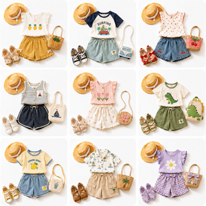 Ropa Infantil Vibrante de Verano, Envío Mixto por Series, Surtido Aleatorio, Disponible para Todos los Minoristas - Product Image 1