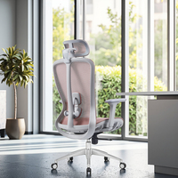 Chaise de bureau ergonomique moderne en maille Design Factory Furniture avec soutien lombaire réglable et réglage de la hauteur du siège