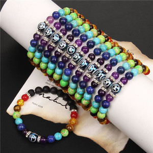 Pulsera de 7 Chakras para Yoga, Fitness y Meditación, con Proverbios, Estilo Europeo y Americano, de Piedras Naturales y Cristales, para Mujer, Gran Venta - Product Image 6