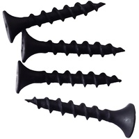Vis à bois pour cloisons sèches 1022A, phosphatées noires, filetage grossier 1-1/4" et 1-5/8", avec embout PH2