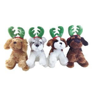 Noël dansant et chantant le tissu de coton du père Noël avec le remplissage de coton de pp - Product Image 3