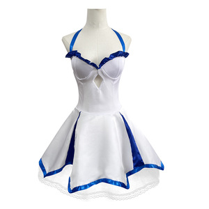 Disfraz de Marinera sin Tirantes Saber Lily con Ribete Blanco y Azul para Mujer, Ropa de Escenario Primavera 2025 - Product Image 5