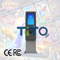 Kiosque de Rédemption de Billets QR en Libre-Service |   Jeux d'arcade à écran tactile avec paiement en espèces, rechargeables, en anglais, garantie 1 an