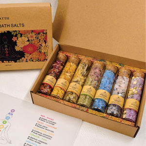 Sels de bain purifiants 7 chakras NATTH, <span class=keywords><strong>formule</strong></span> de désintoxication naturelle pour un nettoyage en profondeur, protection de l'aura et équilibre général de l'esprit et du corps - Product Image 4