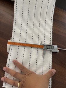 200mm <b>White</b> Polyester Webbing Strap 5:1 Heavy Duty Lifting Belt for Industrial <b>Cargo</b> Securing and Load Restraint - Product Image 1