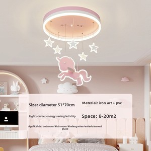 Sáng Tạo Pha Lê Vương Miện Đèn Chùm Cho Trẻ Em Của & Công Chúa Phòng Ấm Màu Hồng Ánh Sáng Trần Cho Cô Gái Của Phòng Ngủ - Product Image 6