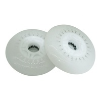 Roues de patins à roulettes LED 80/76/72 mm, éclairage intégré, pneus clignotants