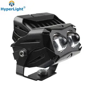 HyperLight 6000K 3000K U10Ledモーターサイクルフォグライトヘッドライト60WLEDスポットライトLedライトモトバイク用