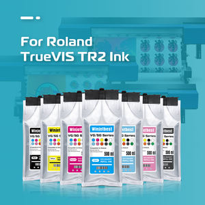 롤랜드 SG SG2 VG VG2 프린터 TrueVIS TR TR2 TE TE2 잉크 및 칩용 수입 소재 에코 솔벤트 잉크 파우치 500ml - Product Image 1