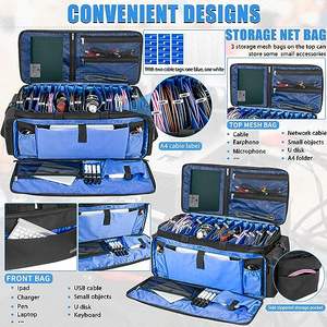 Échantillon gratuit Organisateur de rangement d'outils de haute qualité Sac pour câbles de démarrage Sac à outils pour câbles et tuyaux, y compris les câbles de recharge pour véhicules électriques - Product Image 5