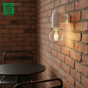 Douille en céramique vintage à installation rapide, pré-câblée E27, en porcelaine, pour projets de luminaires suspendus ou de plafond faciles à réaliser soi-même - Product Image 3