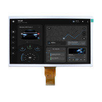 Modul LCM IPS BOE 10.1 Inci 1024*600 50PIN Antarmuka TTL Layar Sentuh Papan Penggerak 10.1 Panel Layar LCD TFT Hitam Industrial