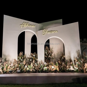 Juego de Arcos de Acrílico para Boda, Efecto 3D, Soporte para Fondo de Boda, Accesorios para Arco - Product Image 1