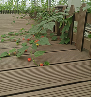 Kit complet de terrasse en bois composite durable, planches WPC 3D en relief, terrasse extérieure, aménagement paysager de jardin