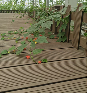 Kit complet de <span class=keywords><strong>terrasse</strong></span> en bois composite durable, planches WPC 3D en relief, <span class=keywords><strong>terrasse</strong></span> extérieure, aménagement paysager de jardin - Product Image 4