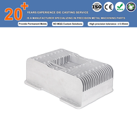 Pièces de précision en aluminium moulé ADC12, dissipateur thermique électronique, échangeur de chaleur, boîtier d'alimentation, dissipateur thermique de chargeur