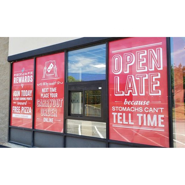 Window Sticker Custom Decals Digital Printing Window Stickers for Shop Display Decoration