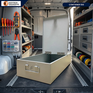 Contenedor ET Resistente con Cerradura 510, Caja para Equipos Eléctricos, Contenedor de Almacenamiento de Acero con Recubrimiento en Polvo para Herramientas Eléctricas y Equipos - Product Image 1