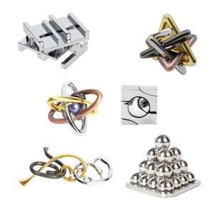 Intelligence Release Ring Unlock Set Nine Serial Educational Toy Gift Made of Durable Zinc Alloy <span class=keywords><strong>Metal</strong></span> - Product Image 2
